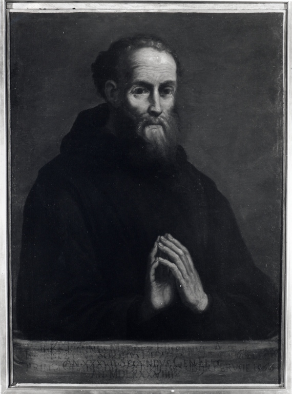 ritratto del reverendo padre Giovanni Mendez (dipinto) - ambito Italia centrale (secondo quarto sec. XVI)
