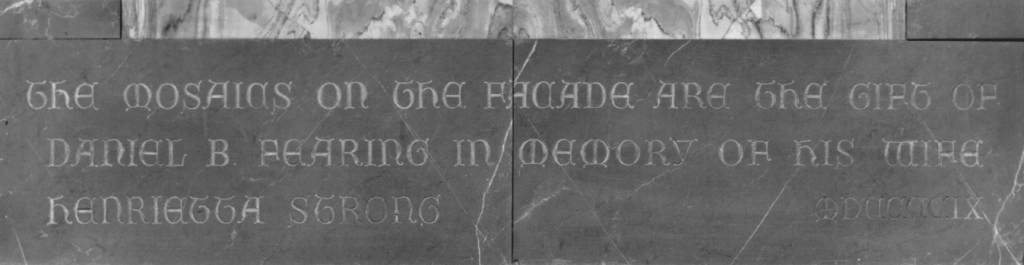 lapide documentaria - ambito italiano (sec. XX)