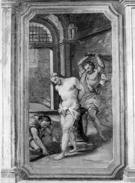 flagellazione di Cristo (dipinto) di Frigiotti Filippo (sec. XVIII)