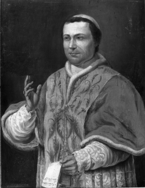 ritratto di papa Pio IX (dipinto) - ambito romano (fine sec. XIX)