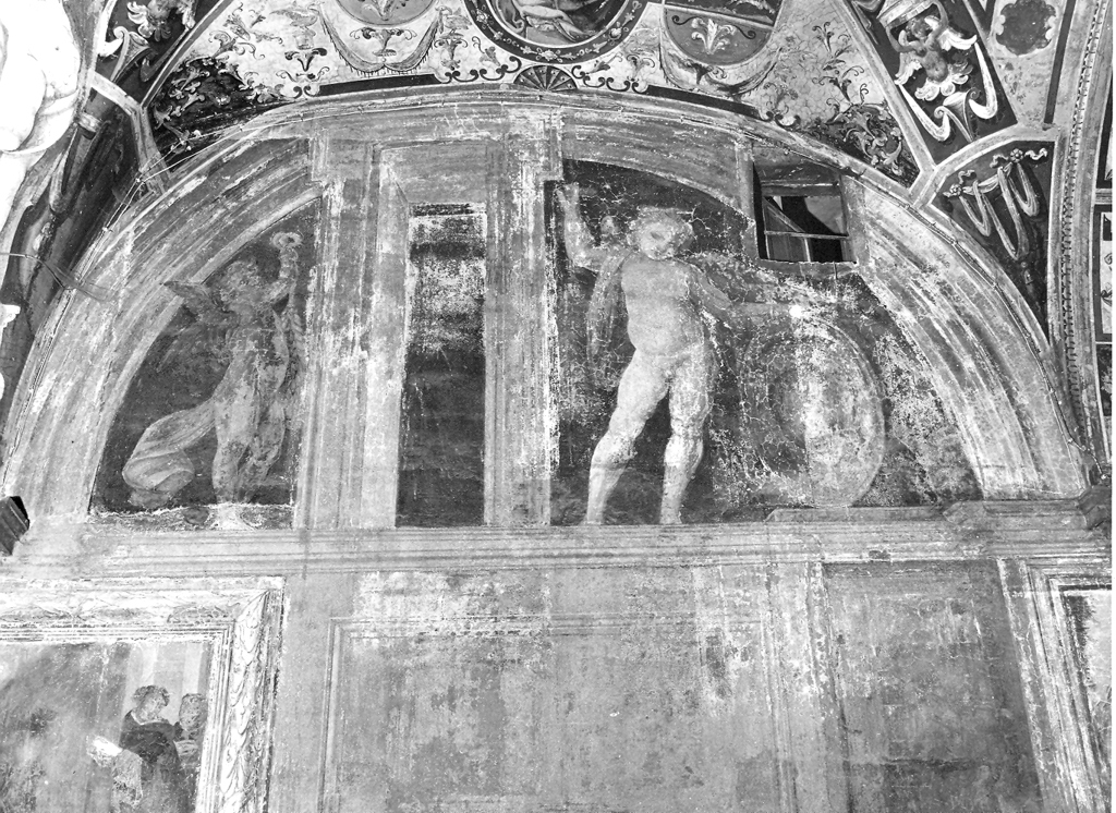 angioletti reggifestone (dipinto) di Coronati Carlantonio (attribuito) (sec. XVIII)
