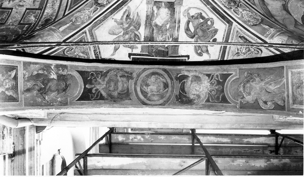 angioletti e cherubini (dipinto) - ambito romano (sec. XVII)
