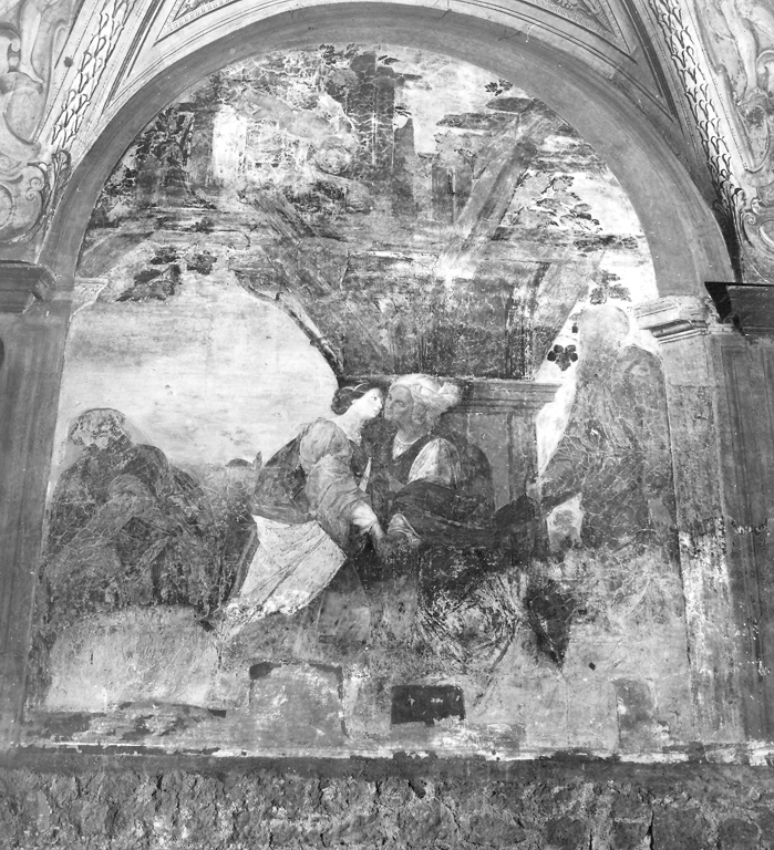visitazione (dipinto) di Lelli Giovanni Antonio (attribuito) (sec. XVII)