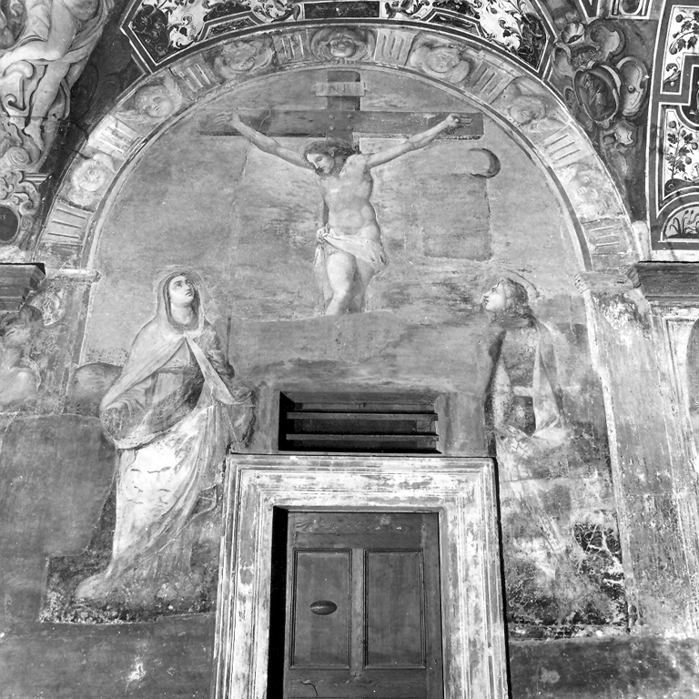 crocifissione di Cristo (dipinto) di Nappi Francesco (attribuito) (sec. XVII)
