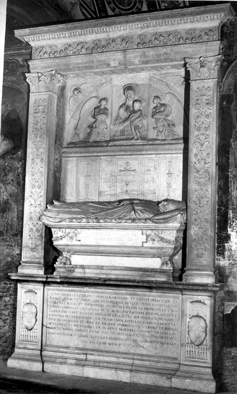 monumento funebre - a edicola, insieme di Bregno Andrea, Mino da Fiesole (sec. XV)