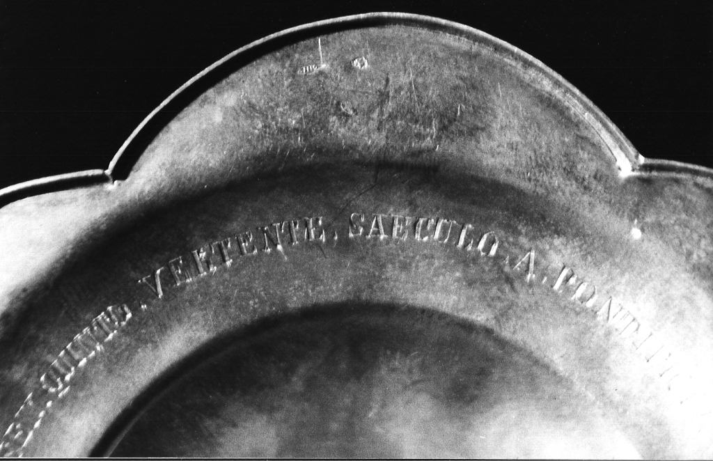 calice di Pocaterra Giuseppe (sec. XIX)