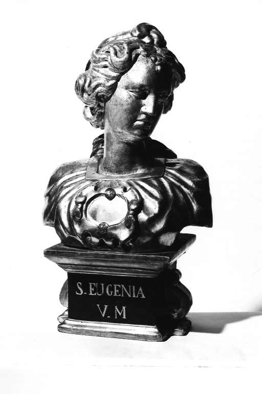 reliquiario - a busto - bottega romana (sec. XVII)