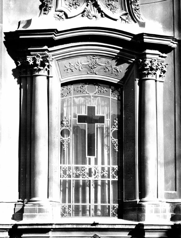 mostra di finestra - ambito italiano (secc. XVII/ XVIII)