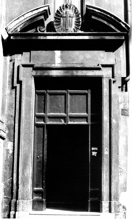 portale - ambito romano (secc. XVII/ XVIII)