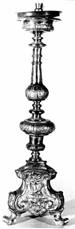 candeliere, serie - ambito italiano (prima metà sec. XVIII)