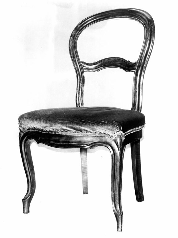 sedia, serie - ambito italiano (seconda metà sec. XVIII)