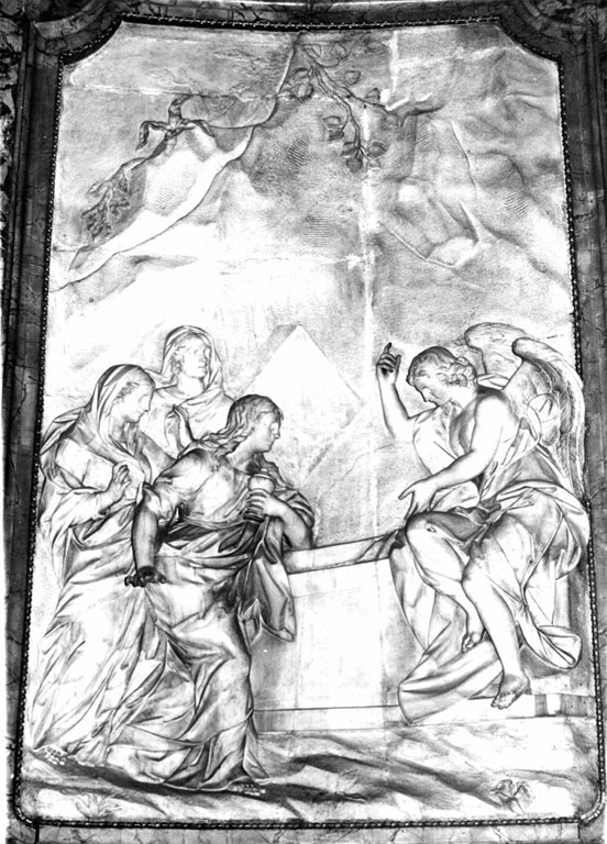 pie donne al sepolcro (rilievo) di Gesuelli Francesco (sec. XVIII)
