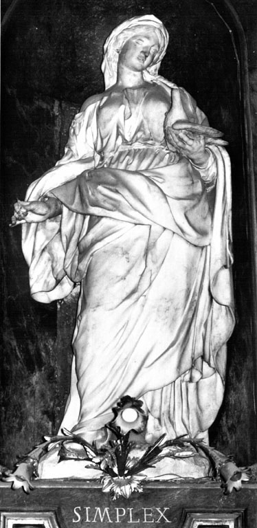 Semplicità (statua) di Raffaelli Giuseppe (sec. XVII)