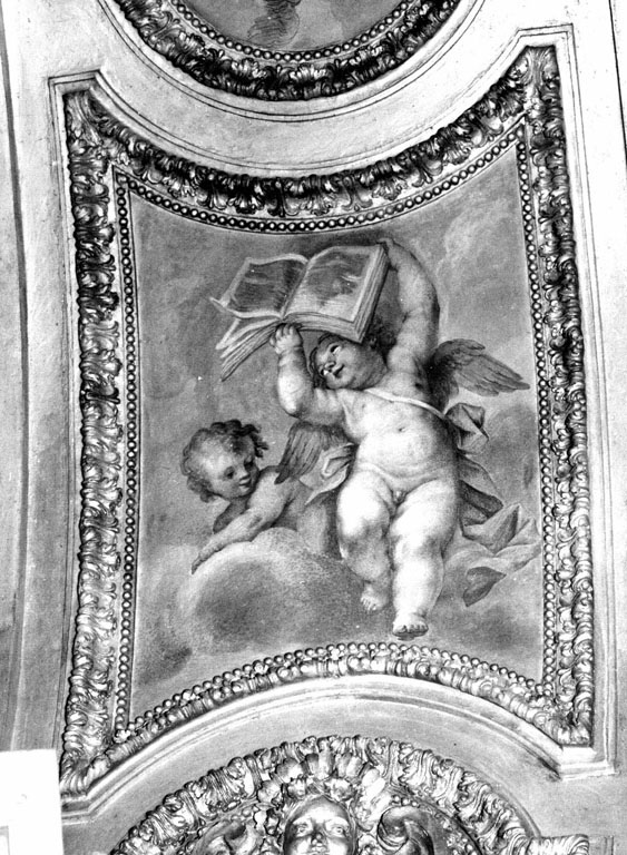 Angioletti in volo (dipinto) - ambito italiano (sec. XVIII)