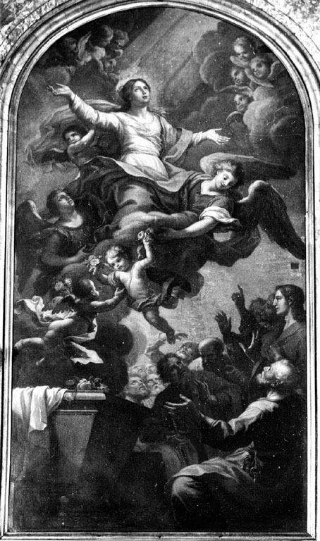assunzione della Madonna (dipinto) di Pesci Girolamo (sec. XVIII)