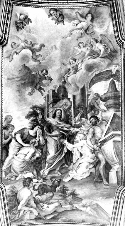 resurrezione di Lazzaro (dipinto) di Cerruti Michelangelo (sec. XVIII)