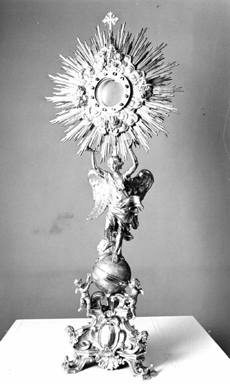 ostensorio - ambito romano (metà sec. XVIII)