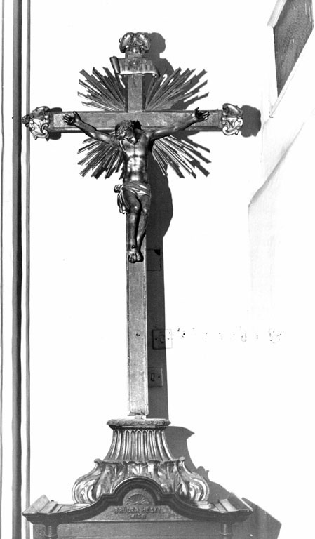 crocifisso - ambito romano (seconda metà sec. XVIII)