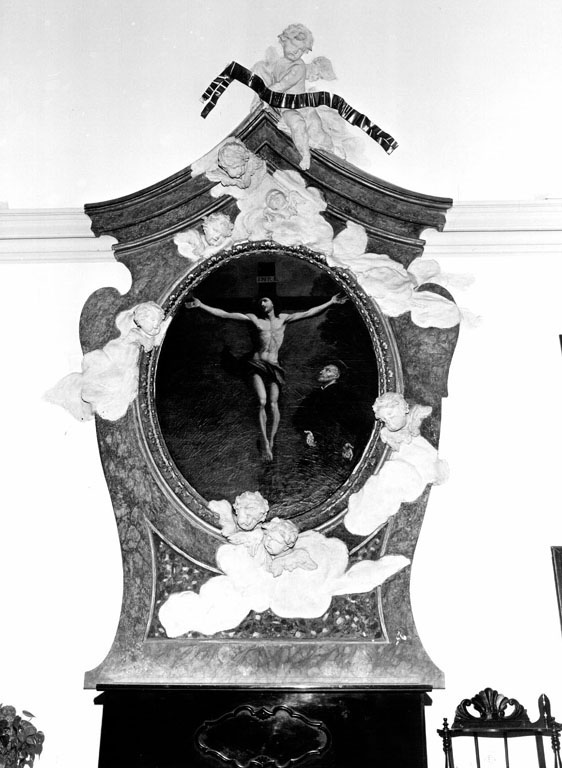 San Camillo davanti al Crocifisso (dipinto) - ambito romano (fine/inizio secc. XVII/ XVIII)