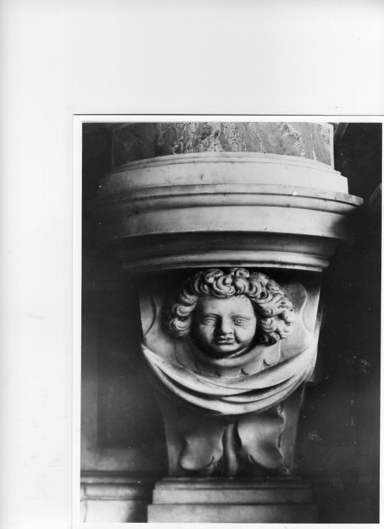 testa d'angelo (rilievo) di Maderno Carlo (attribuito), Rainaldi Girolamo (sec. XVII)