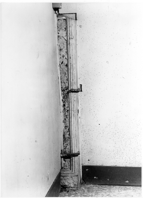 lastra, frammento - ambito romano (secc. VII/ IX)