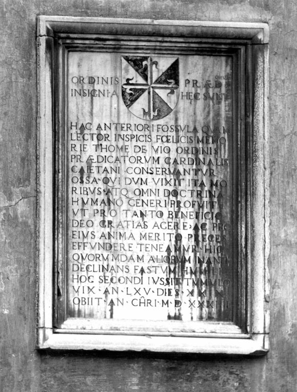 lapide - ambito romano (sec. XVI)