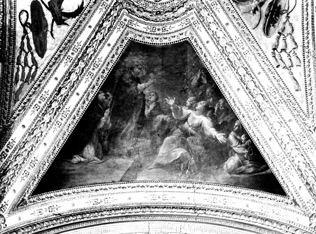 San Domenico esorcizza un'indemoniata (dipinto) di Celio Gaspare (sec. XVII)