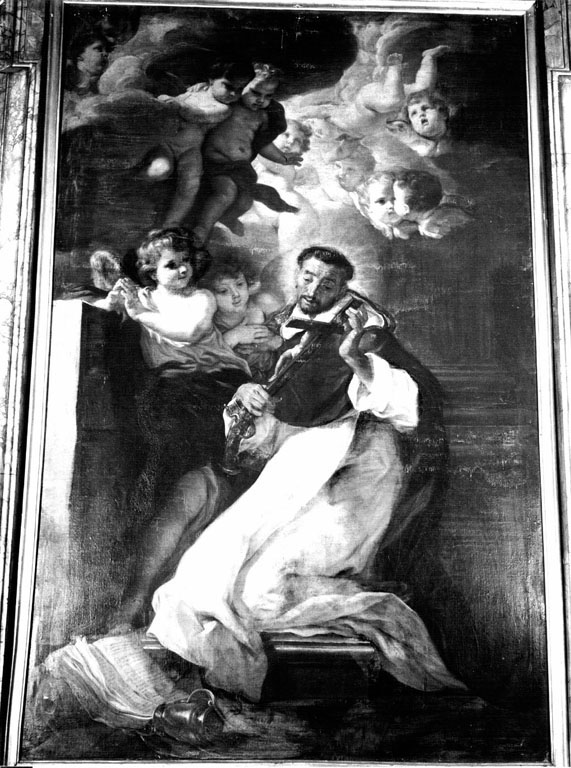 Estasi di san Luigi Bertrand (dipinto) di Gaulli Giovanni Battista detto Baciccio (sec. XVII)
