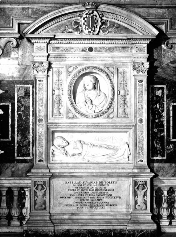 monumento funebre di Tenerani Pietro, Luchetti Giuseppe (sec. XIX)