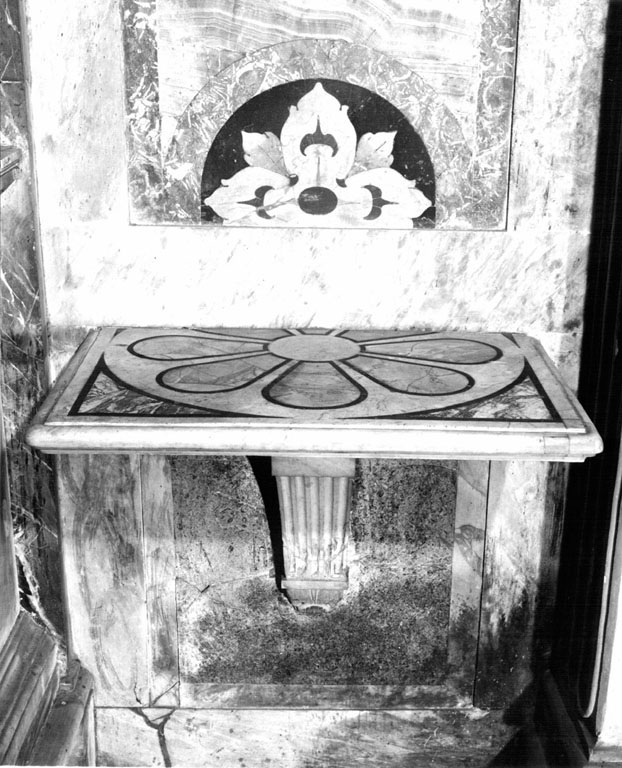 mensola, serie - ambito romano (ultimo quarto sec. XVII)