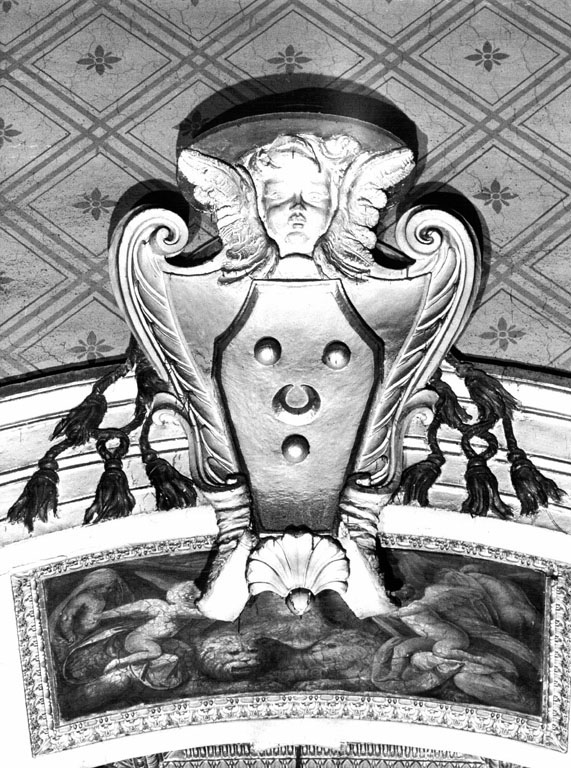 Stemma cardinalizio Gabrielli (rilievo) - ambito romano (sec. XVI)