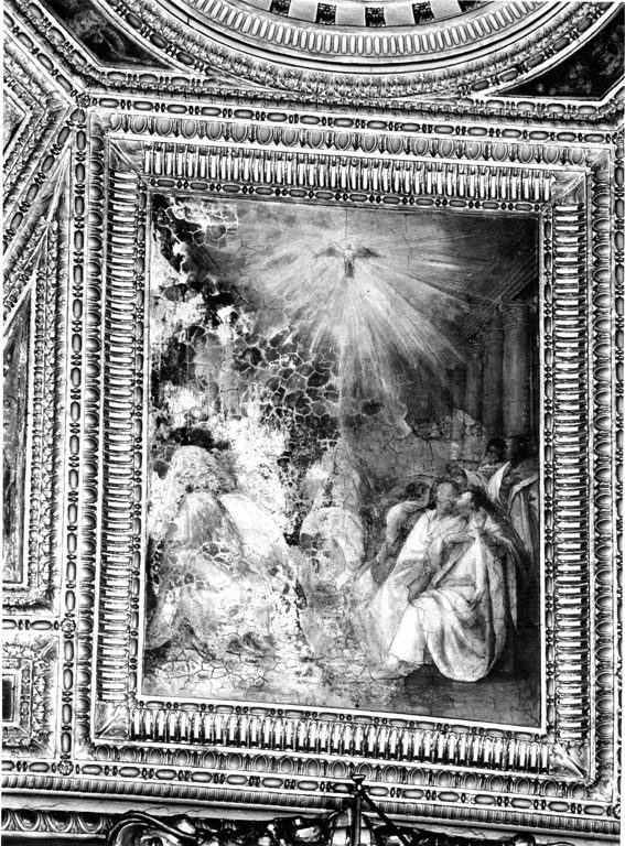 Pentecoste (dipinto) di Muziano Girolamo detto Girolamo da Brescia (sec. XVI)