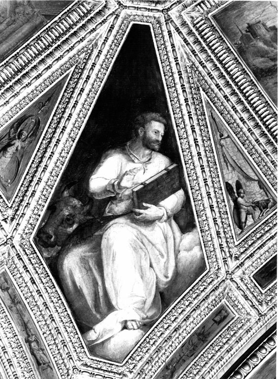 San Luca (dipinto) di Muziano Girolamo detto Girolamo da Brescia (sec. XVI)