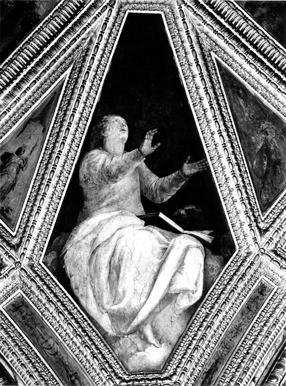 San Giovanni Evangelista (dipinto) di Muziano Girolamo detto Girolamo da Brescia (sec. XVI)