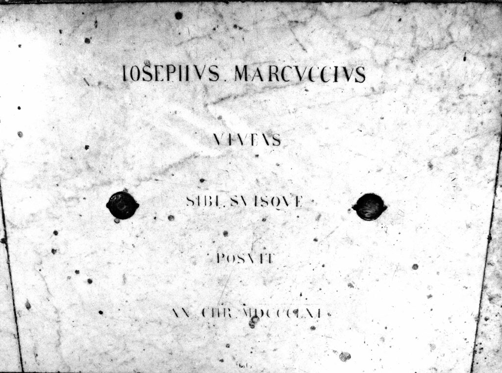 lapide tombale - ambito romano (sec. XIX)