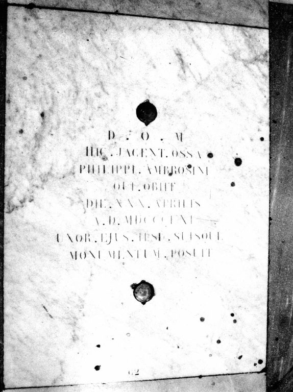 lapide - ambito romano (sec. XIX)