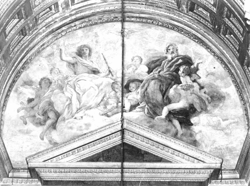 Trinità (dipinto) di Gaulli Giovanni Battista detto Baciccio (sec. XVII)