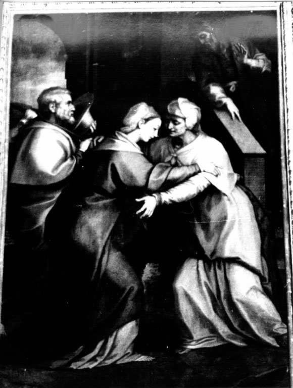 visitazione (dipinto) di Venusti Marcello (sec. XVI)