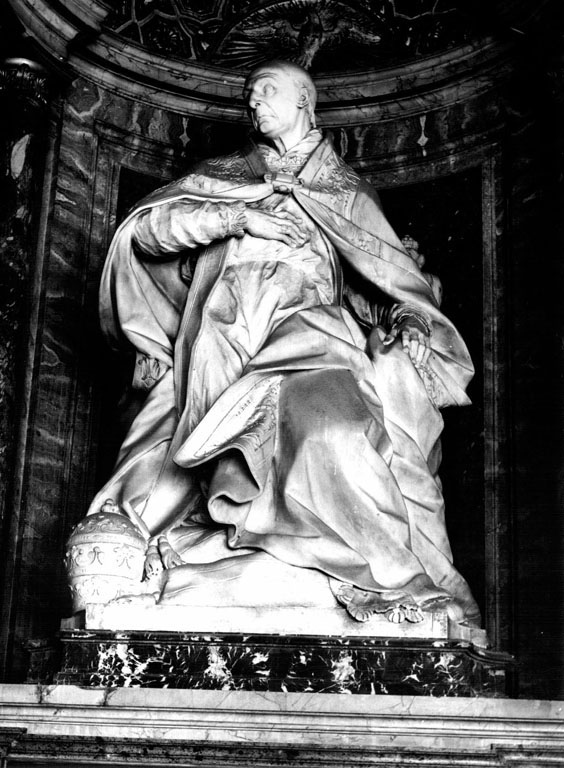 Ritratto di papa Benedetto XIII (statua) di Bracci Pietro (sec. XVIII)