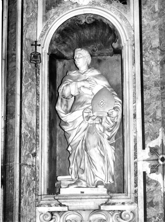 Il beato Agostino vescovo di Lucera (statua) - ambito napoletano (sec. XVIII)
