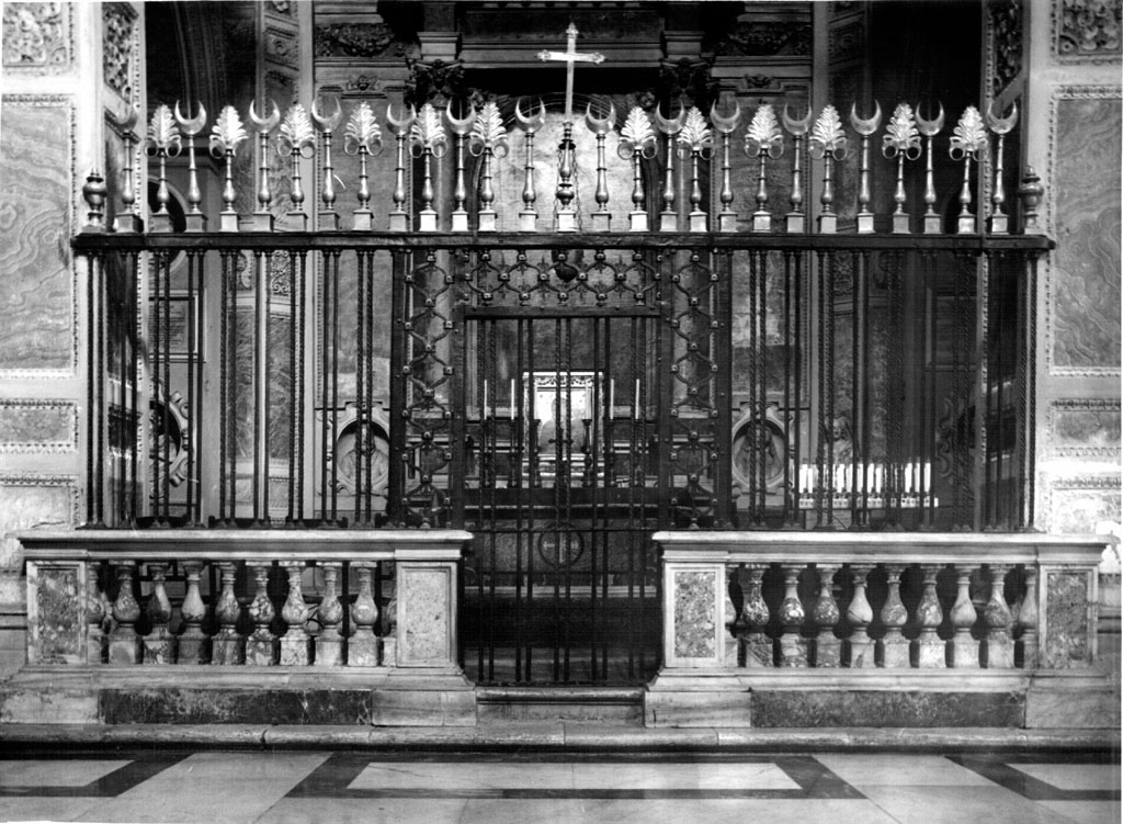 balaustrata - ambito romano (secc. XVI/ XVII)