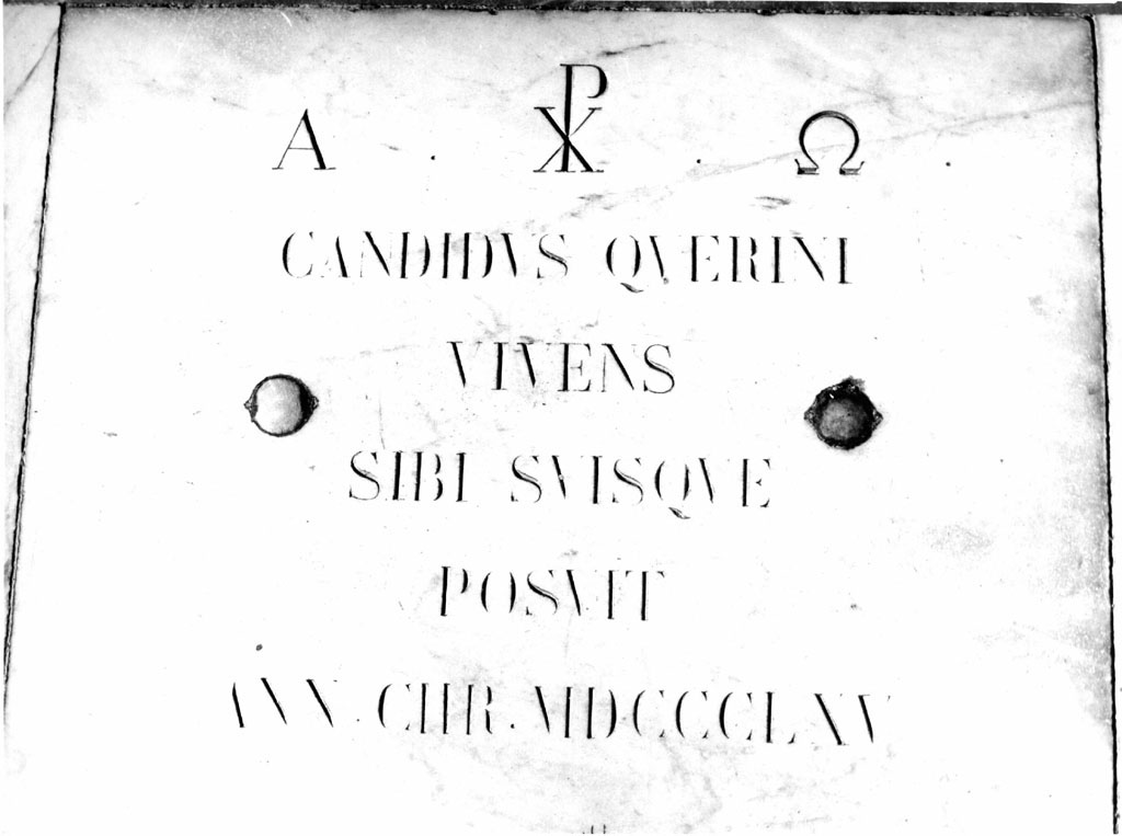 lapide - ambito romano (sec. XIX)