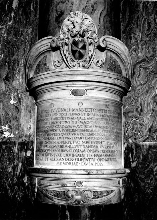 monumento funebre - ambito romano (sec. XVI)