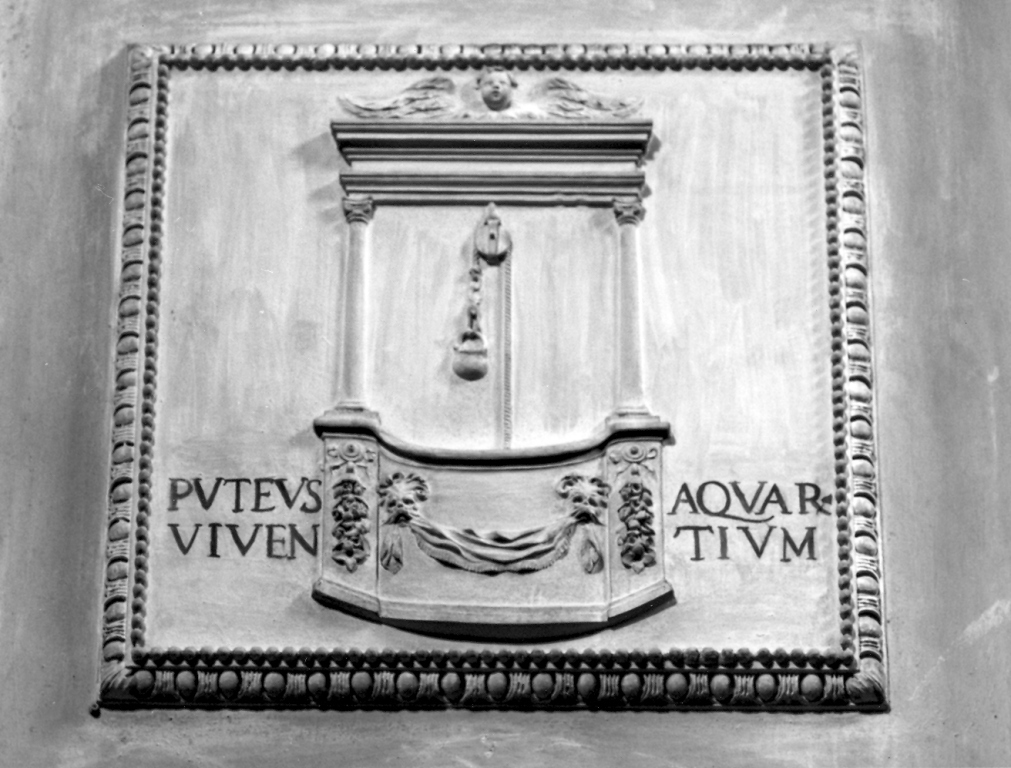 pozzo (decorazione plastica) di Cometti Antonio, Cometti Carlo (seconda metà sec. XVII)