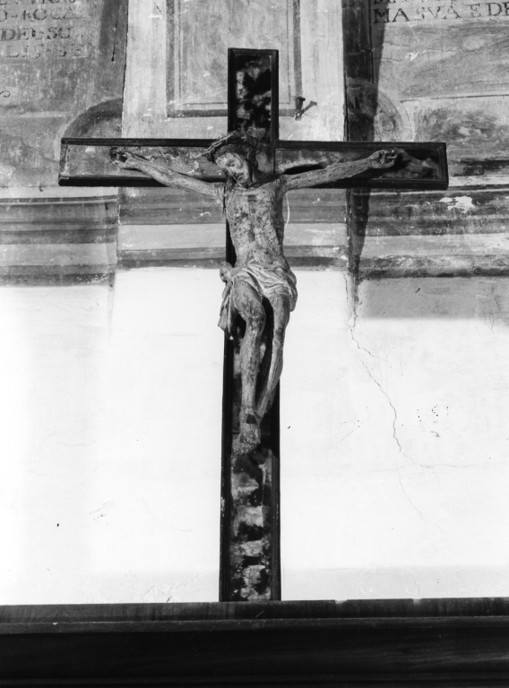 Cristo crocifisso (scultura) - produzione romana (sec. XVII)