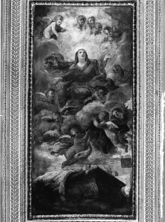 assunzione della Madonna (dipinto) di Orazi Andrea Antonio (maniera), Orazi Giuseppe (maniera) (inizio sec. XVIII)