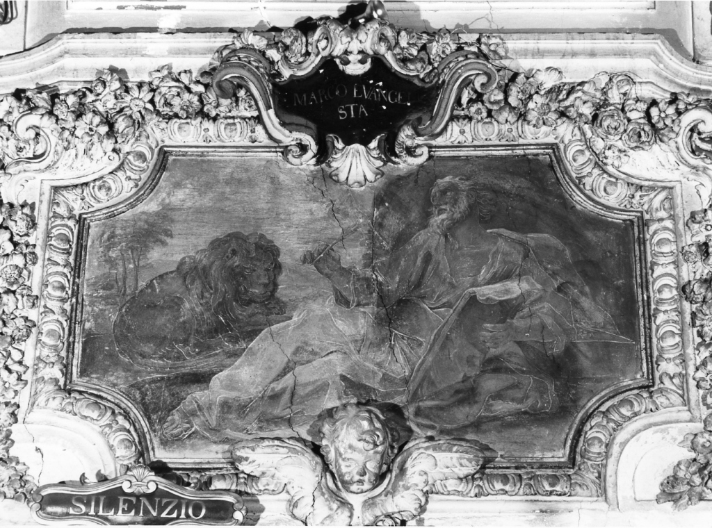 San Marco Evangelista (dipinto) di Odazzi Giovanni (attribuito) (inizio sec. XVIII)