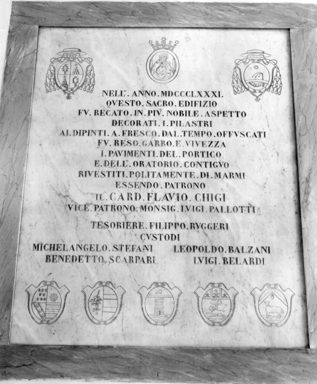 lapide - ambito romano (sec. XIX)