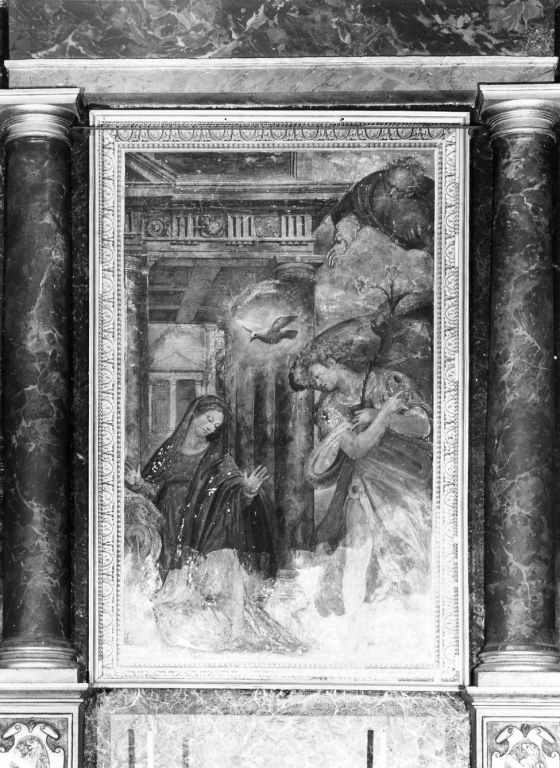 Annunciazione (dipinto) di Zuccari Taddeo (sec. XVI)