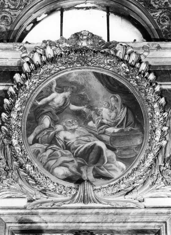 sogno di San Giuseppe (dipinto) di Orazi Andrea Antonio, Orazi Giuseppe (sec. XVIII)
